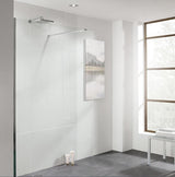 Aquarius Bathrooms Wetroom Panel Kit Aquarius LevAqua Wetroom Screen 8mm Easy Clean Glass