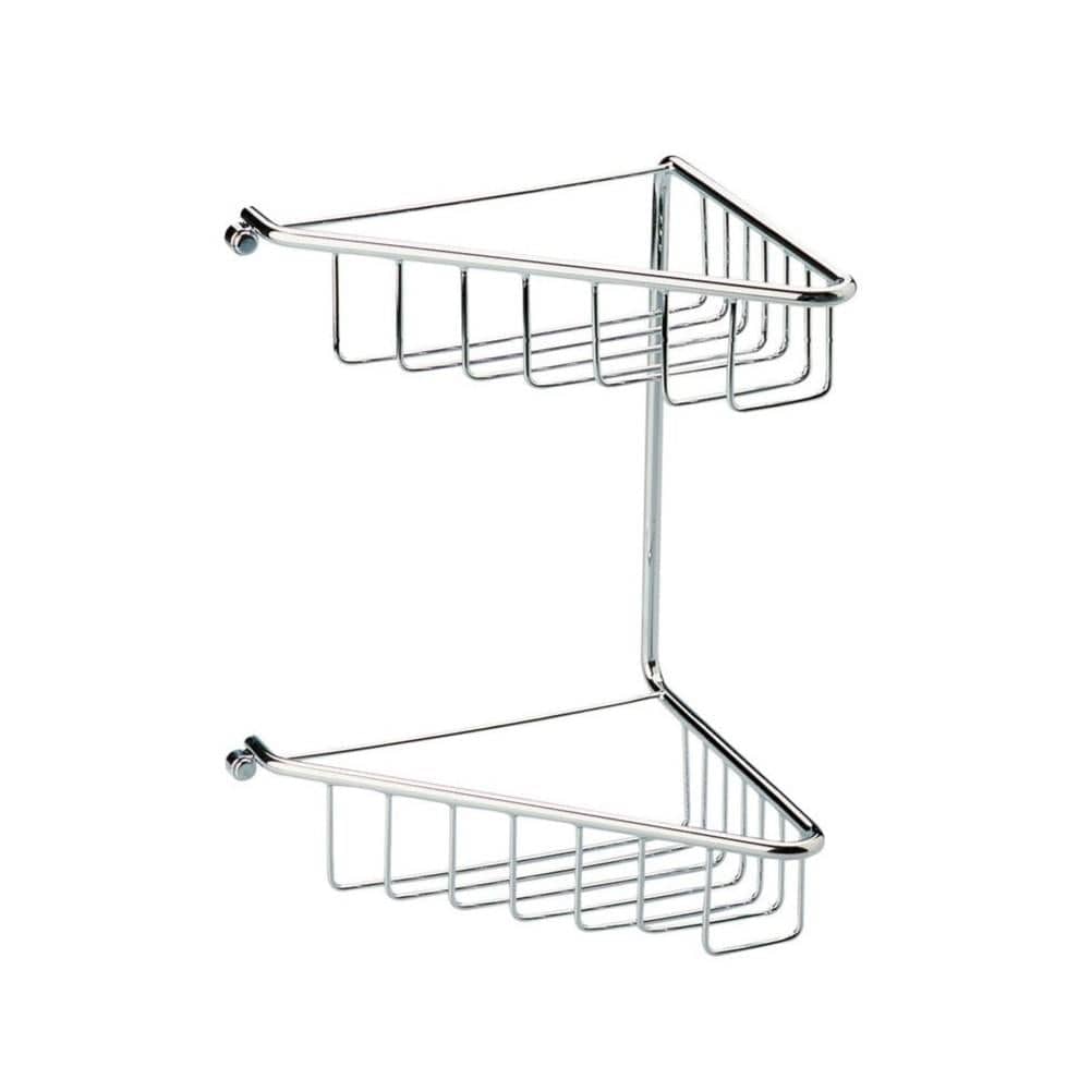 Aquarius Bathrooms Basket Aquarius 2 Tier Corner Shower Caddy
