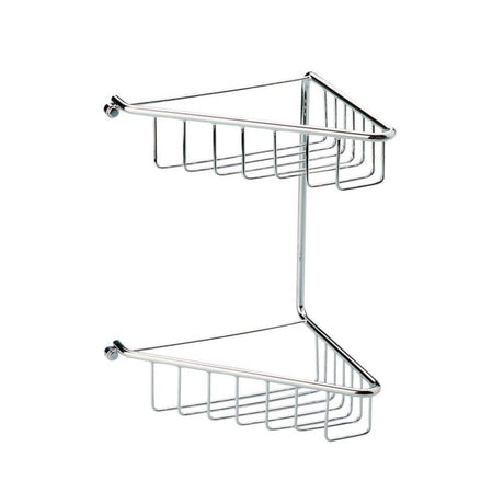Aquarius Bathrooms Basket Aquarius 2 Tier Corner Shower Caddy
