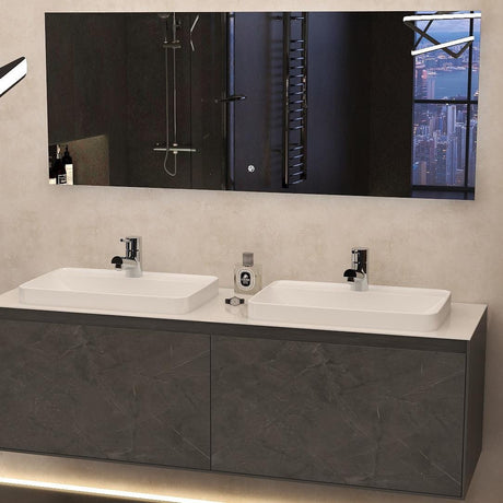Aquarius Bathrooms Steam Free Mirrors Aquarius KF-Series Illuminated Mirror with Demista