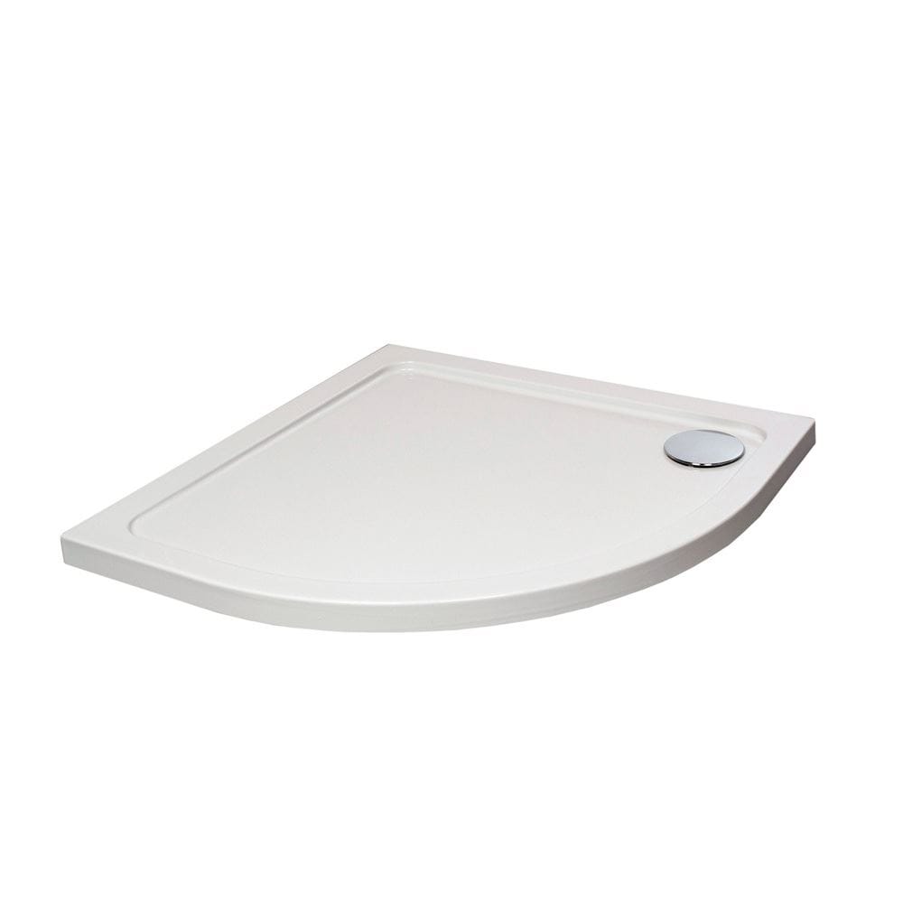 Aquarius Urbano Quadrant 45mm Stone Resin Shower Tray in White