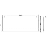 Aquarius Bathrooms Bath Panel Aquarius Urbano Standard Bath Panel in White