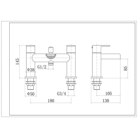 Aquarius Bathrooms Bath Shower Mixer Aquarius Horseshoe Waterfall Bath Shower Mixer Tap with Shower Kit
