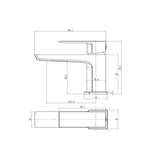 Aquarius Bathrooms Cloakroom Tap Aquarius Hydro Mini Mono Basin Mixer Tap with Waste