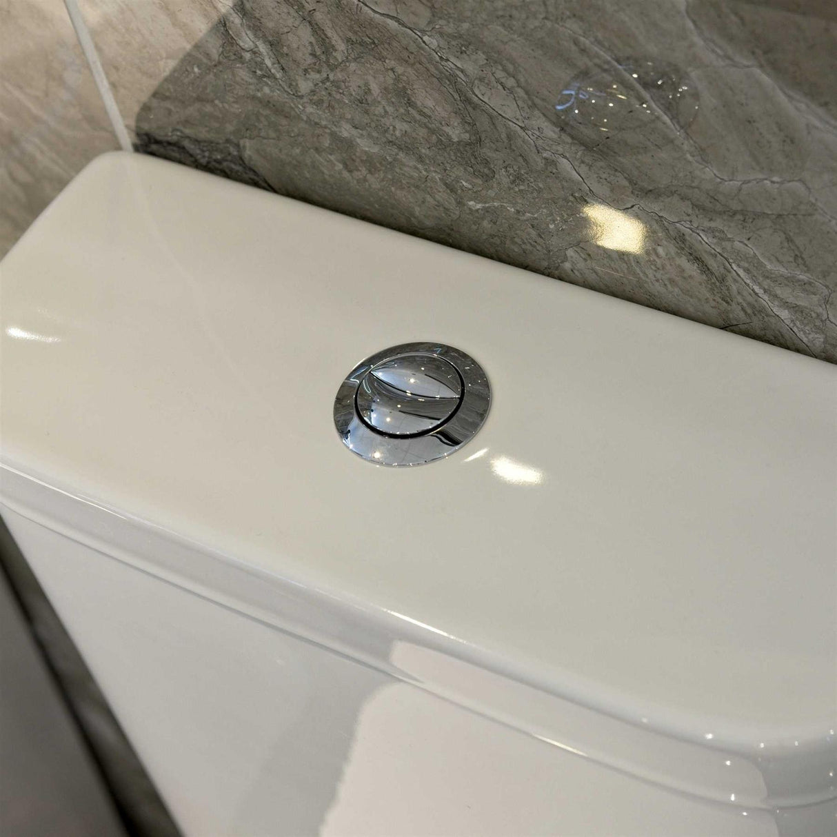 Aquarius QualEco Rimless Close Coupled Toilet with Soft Close Seat