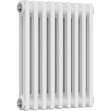 Aquarius Bathrooms Column Radiator 500mm x 425mm Aquarius Foundry Horizontal 2 Column Radiator in White
