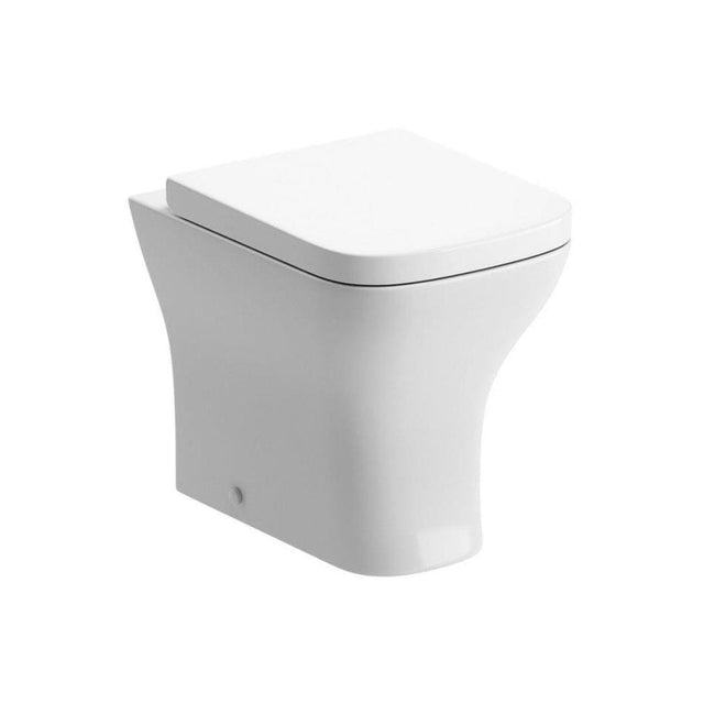 Aquarius Bathrooms Back To Wall Toilet Aquarius Sequoia Back To Wall Rimless Toilet with Wrapover Soft Close Seat