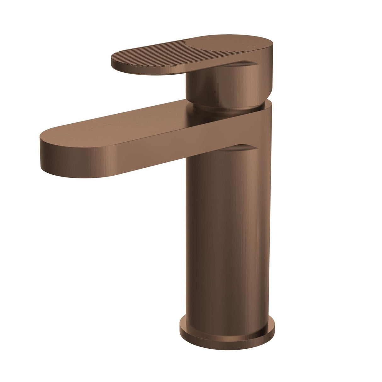 Aquarius Bathrooms Mono Basin Tap Brushed Bronze Aquarius Deco Mono Basin Mixer with Click-Clack Waste