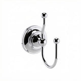 Aquarius Bathrooms Robe Hook Aquarius Blenheim Traditional Double Robe Hook in Chrome