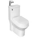 Aquarius Bathrooms Close Coupled Toilet Aquarius Urbano All-in-One Toilet and Basin Unit for Understairs and Cloakrooms