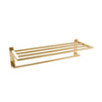 Aquarius Bathrooms Towel Shelf Aquarius Auro Towel Shelf Brushed Brass AQAU52457