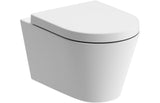 Aquarius Bathrooms Wall Hung Toilet Aquarius Emma Rimless Wall Hung WC with Soft Close Seat