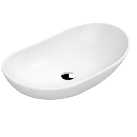 Aquarius Bathrooms Countertop Basin Aquarius Sirona Curved Oval Countertop Basin 615mm