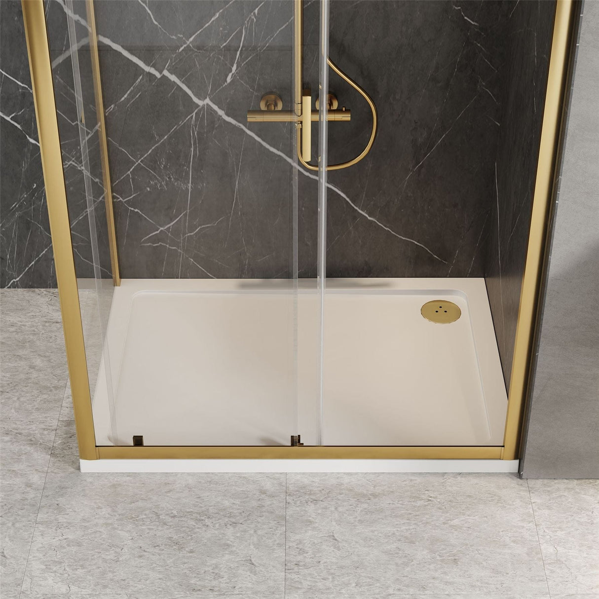 Aquarius Urbano 6mm Sliding Shower Door 1850mm