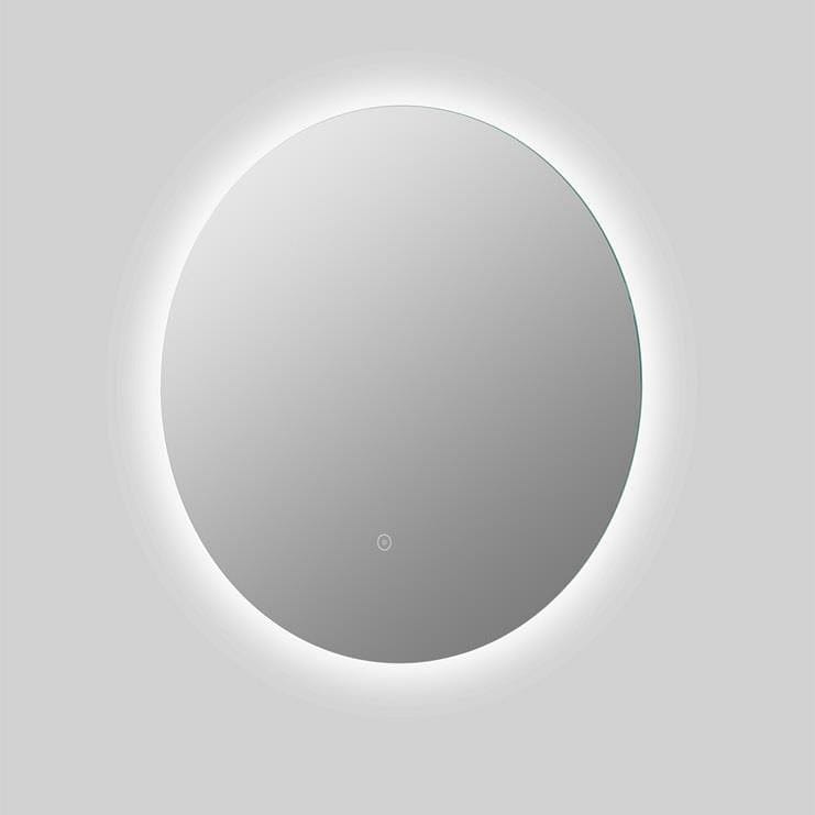 Aquarius Bathrooms Illuminated Mirror Aquarius Muse 500mm Round Back-Lit LED Illuminated Mirror