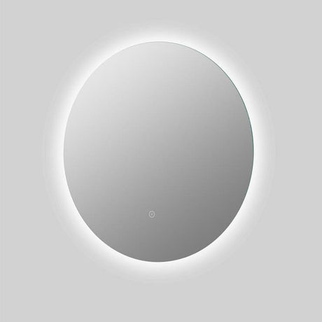 Aquarius Bathrooms Illuminated Mirror Aquarius Muse 500mm Round Back-Lit LED Illuminated Mirror