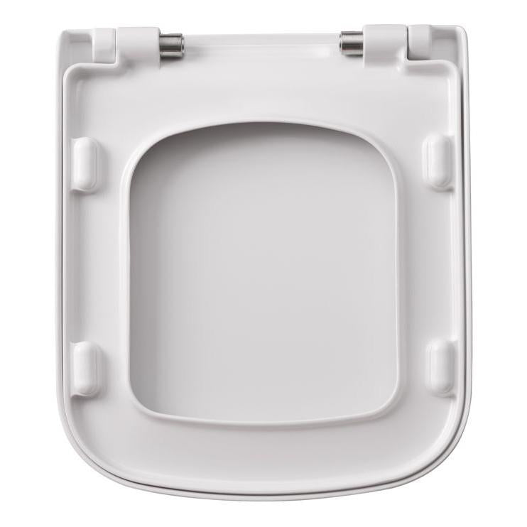 Aquarius Sequoia Close Coupled Short Projection Open Back Rimless Toilet with Wrapover Soft Close Seat