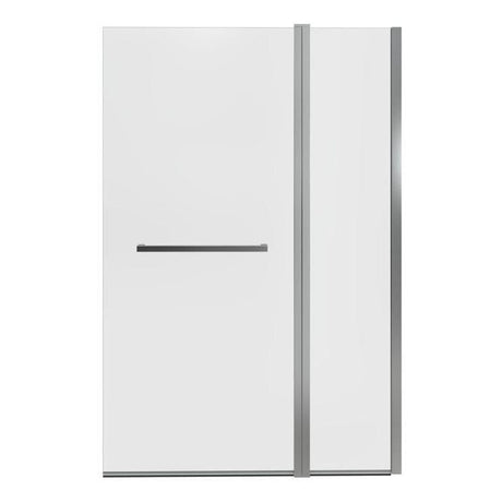 Aquarius Bathrooms Bath Screen Aquarius LevAqua Deluxe Two Panel Folding Bath Screen in Chrome