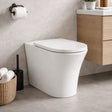 Aquarius Bathrooms Back To Wall Toilet Aquarius K-Series Rimless Back To Wall Toilet with Soft Close Seat