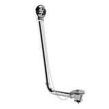 Aquarius Bathrooms Exposed Bath Waste Chrome Aquarius FT Exposed Bath Plug and Chain Waste