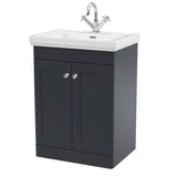 Aquarius Bathrooms Floor Standing Vanity Unit Aquarius Leighton 500mm Floor Standing Two Door Vanity Unit with Basin