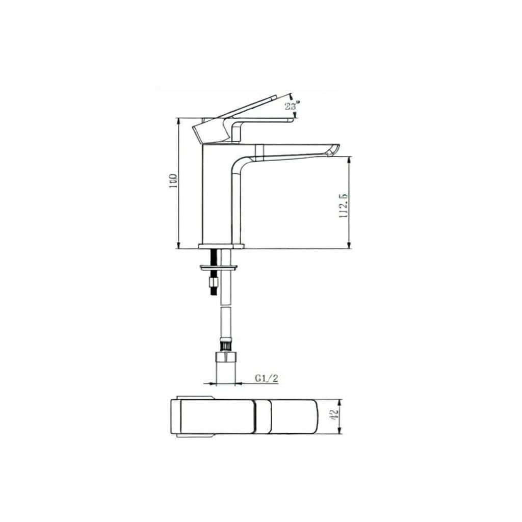 Aquarius Hydro Complete Bath Brassware Pack with Basin Mixer, Bath and Shower Mixer