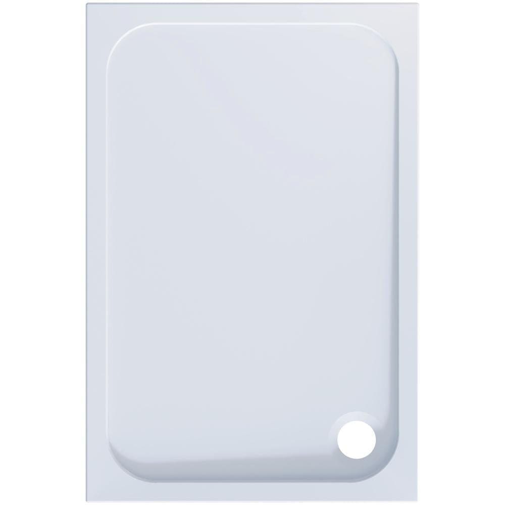 Aquarius Bathrooms Rectangle Shower Tray Aquarius Pluvia 45mm Stone Resin Rectangular Shower Tray