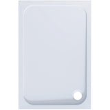 Aquarius Bathrooms Rectangle Shower Tray Aquarius Pluvia 45mm Stone Resin Rectangular Shower Tray