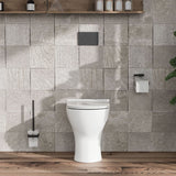 Aquarius Bathrooms Back To Wall Toilet Aquarius Vista Rimless Back to Wall Toilet with Soft Close Seat
