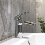 Aquarius Arc Mono Basin Mixer Tap with Waste