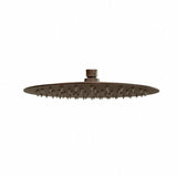Aquarius Bathrooms Fixed Shower Head Brushed Bronze Aquarius RainLux Round Slim Shower Head