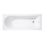 Aquarius Bathrooms Single Ended Bath Aquarius Splash 1700mm x 700mm Single Ended Straight Bath