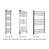 Aquarius Bathrooms Ladder Rail Aquarius Auro Towel Rail