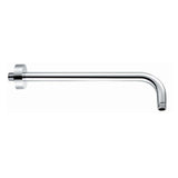 Aquarius Bathrooms Fixed Shower Arm Chrome Aquarius RainLux Round Wall Shower Arm