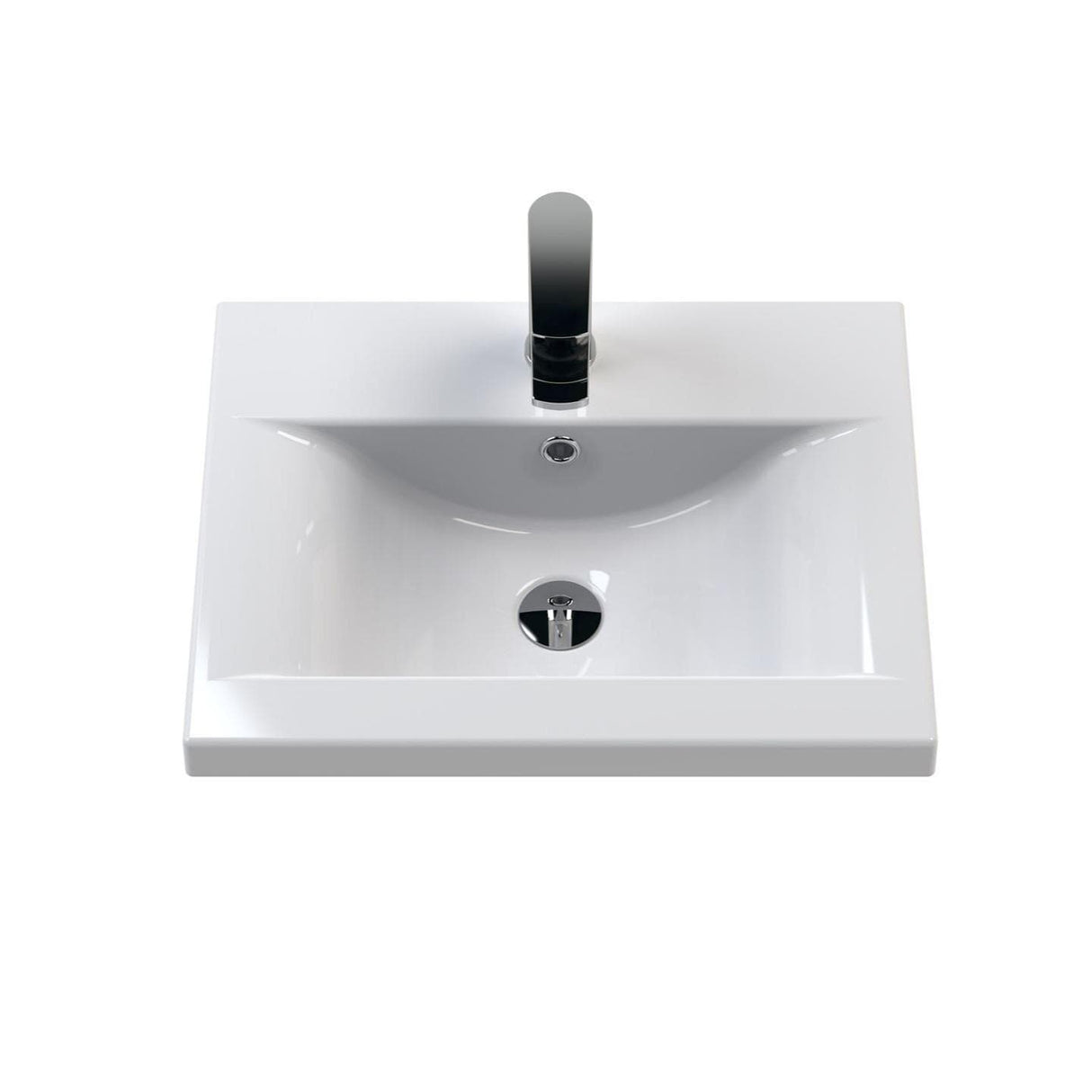 Aquarius Floor Standing Vanity Unit Aquarius Brisbane 500mm 2 Door Floorstanding Vanity Unit with 1 Tap Hole Mid Edge Basin