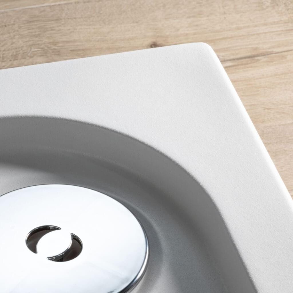 Aquarius Bathrooms Square Shower Tray Aquarius Pluvia 45mm Stone Resin Square Shower Tray