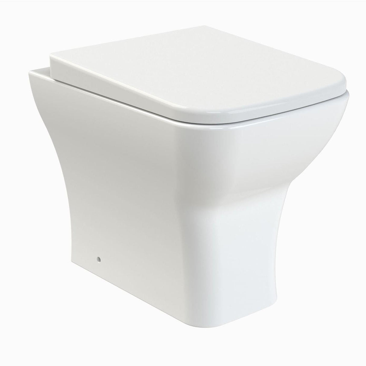 Aquarius Bathrooms Back To Wall Toilet Aquarius Arden Rimless Back to Wall Toilet with Soft Close Seat