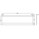 Aquarius Bathrooms Bath Panel Aquarius Urbano Standard Bath Panel in White