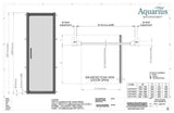 Aquarius Pluvia 8mm Pivot Shower Door