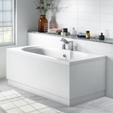 Aquarius Bathrooms Bath Panel Aquarius AquaShield Waterproof End Bath Panel in White Gloss