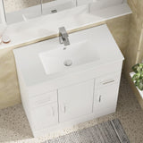 Aquarius Floor Standing Vanity Unit Aquarius Adelaide Floor Standing Vanity Unit with 1 Tap Hole Ceramic Basin