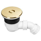 Aquarius Bathrooms Shower Tray Waste Brushed Brass Aquarius Pluvia 90mm Shower Waste