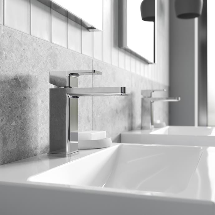 Aquarius Bathrooms Tall Basin Tap Chrome Aquarius Tetra Mono Basin Mixer Tap with Clicker Waste