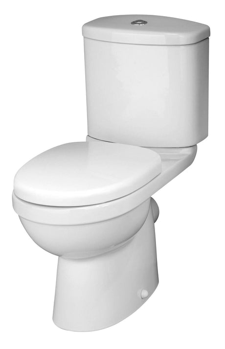 Aquarius Bathrooms Close Coupled Toilet Aquarius Element Rimless Close Coupled Toilet with Soft Close Seat