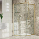 Aquarius Pluvia 8mm Quadrant Single Sliding Shower Door