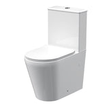 Aquarius Bathrooms Close Coupled Toilet Aquarius Metric Rimless Back to Wall Close Coupled Toilet with Soft Close Seat