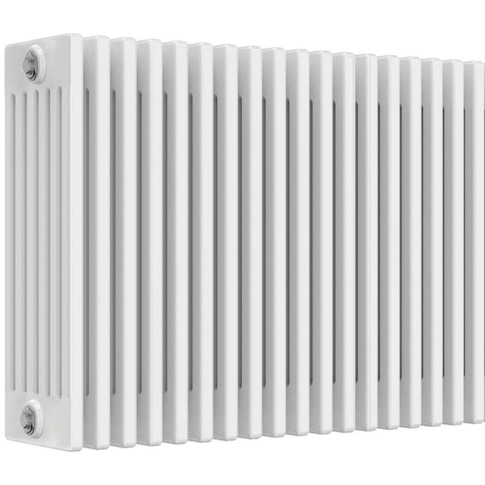 Aquarius Bathrooms Column Radiator 600mm x 830mm Aquarius Foundry Horizontal 6 Column Radiator in White