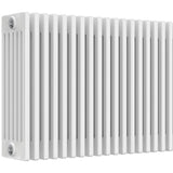 Aquarius Bathrooms Column Radiator 600mm x 830mm Aquarius Foundry Horizontal 6 Column Radiator in White