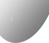 Aquarius Bathrooms Illuminated Mirror Aquarius Muse 500mm Round Back-Lit LED Illuminated Mirror