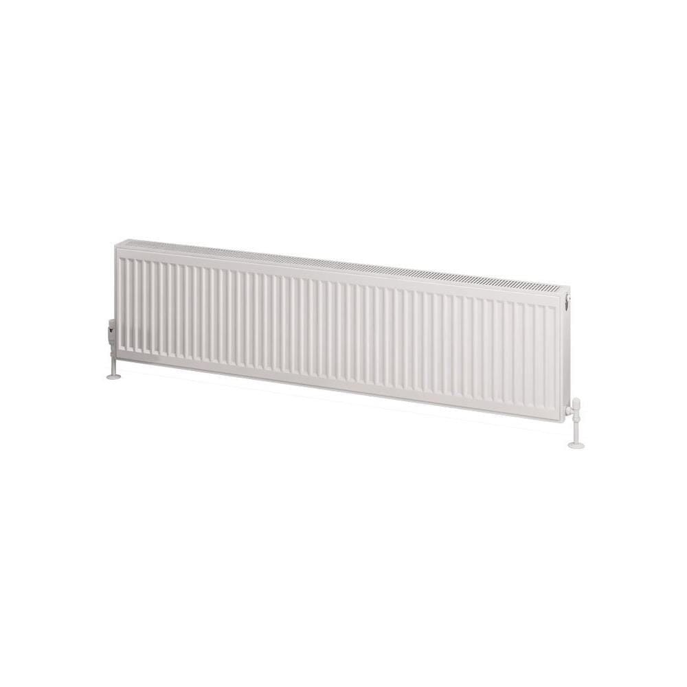 Aquarius Bathrooms Bathroom Heating 400 x 1600 Aquarius Type 22 Compact Panel Radiator in Gloss White